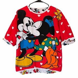 Mickey & Minnie Mouse Reversible Handmade Tee